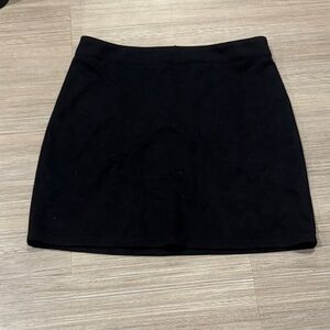 Classic Black Velvet Women's Skirt Mangopop Size XL